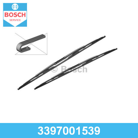 Купить запчасть BOSCH - 3397001539 BOSCH Комплект стеклоочистителей Twin 650/550mm (539)
