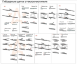 Купить AIRLINE AWBH600 Щетка стеклоочистителя 600 мм (24) гибридная
