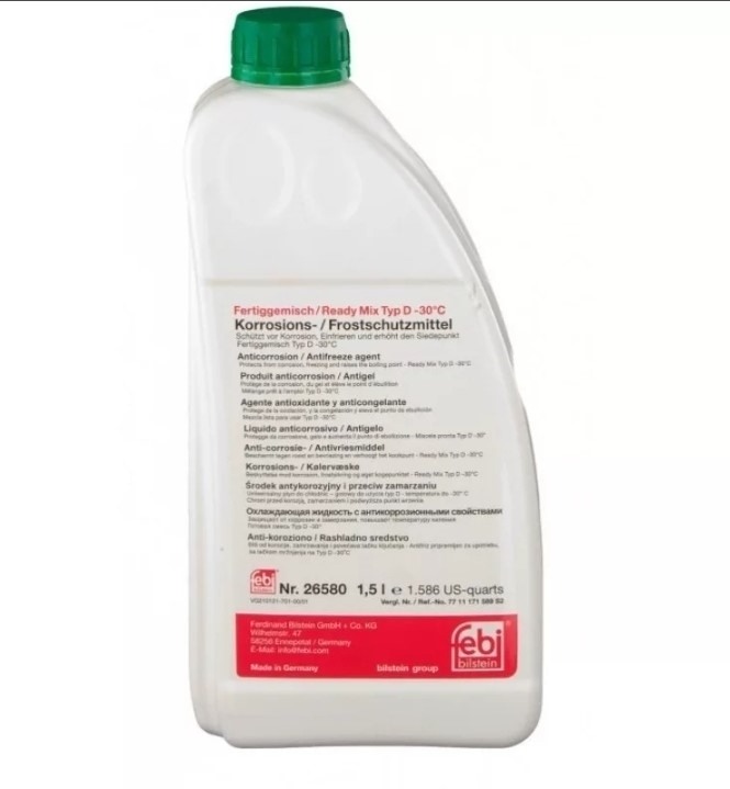 Купить запчасть FEBI - 26580 Антифриз "ANTIFREEZE", 1,5л