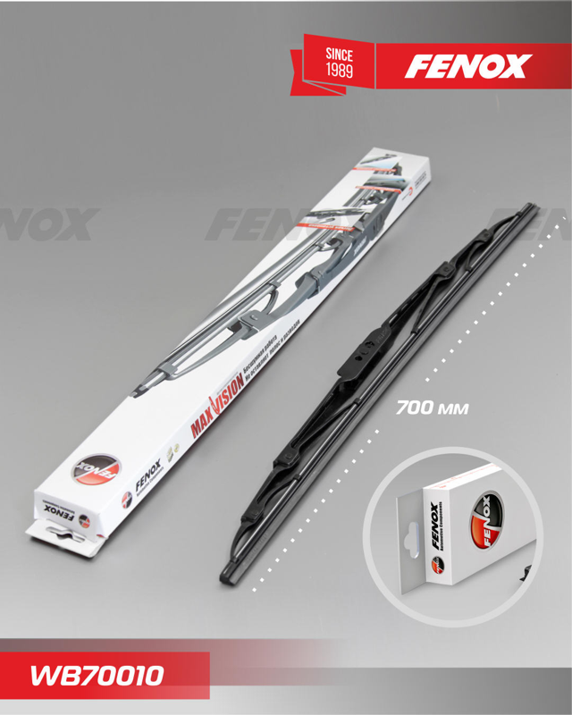 Купить запчасть FENOX - WB70010 Щетка с/о FENOX 700 мм (28") каркасная